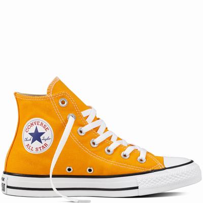 Converse Chuck Taylor All Star Classic High Tops Womens - Orange Shoes (918QPSLI)
